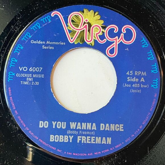 Bobby Freeman | Media | Bobby Freeman Do You Wanna Dance And Betty Lou ...